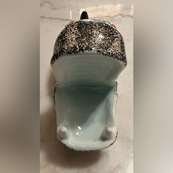 Rare Midcentury Modern Ceramic Pottery Hippopotamus Planter Made In Japan MCM - Picture 3 of 9